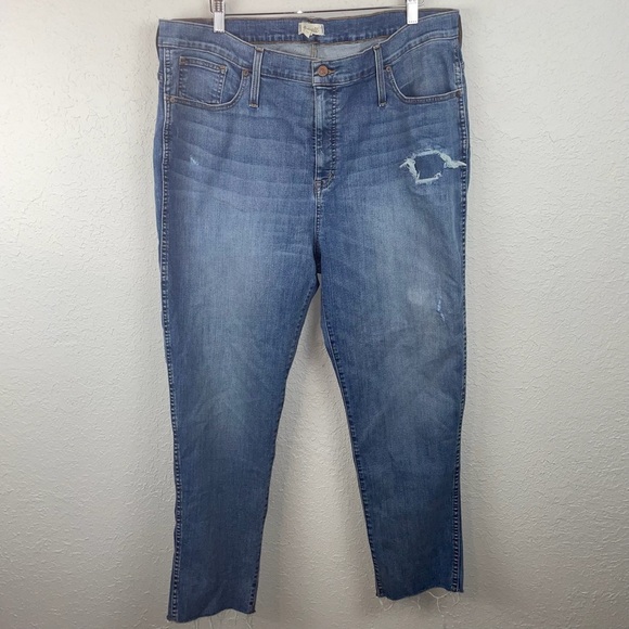 Madewell Jeans Tall Stovepipe Medium Wash - Picture 1 of 10
